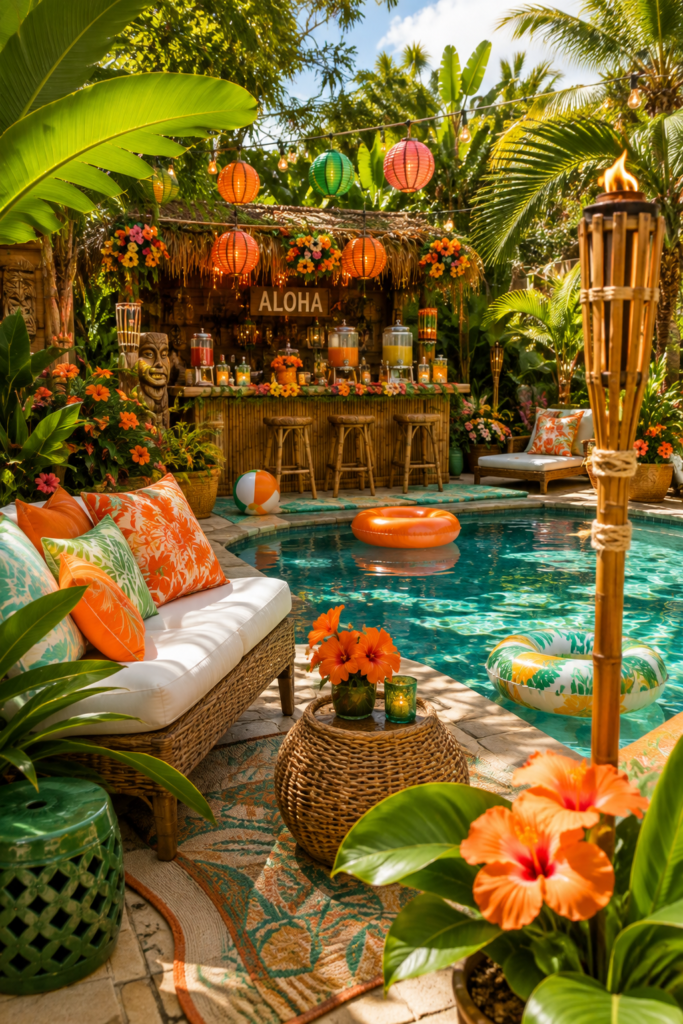 21 Pool Party Decoration Ideas That Turn a Backyard Into a Destination 2 image 110