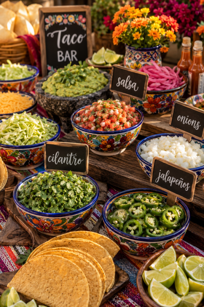 18 Taco Bar Decoration Ideas That Turn a Buffet Table Into the Party 4 image 47