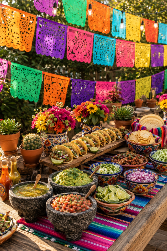 18 Taco Bar Decoration Ideas That Turn a Buffet Table Into the Party 6 image 50