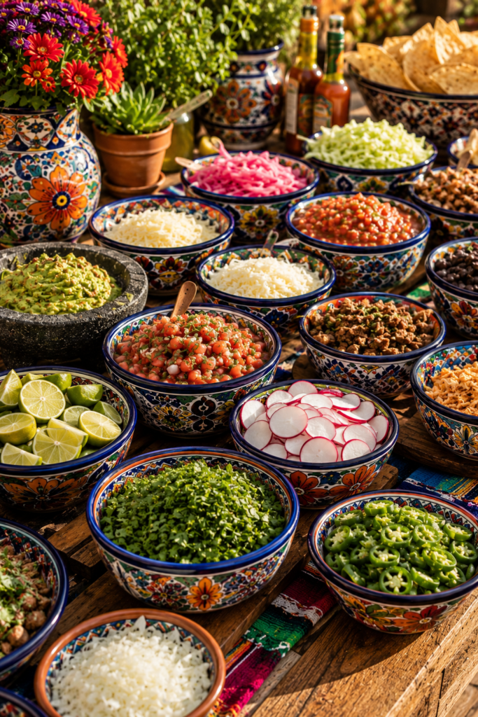 18 Taco Bar Decoration Ideas That Turn a Buffet Table Into the Party 9 image 56