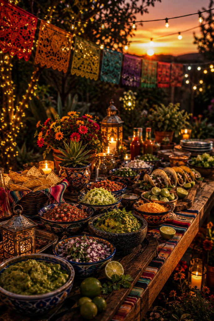 18 Taco Bar Decoration Ideas That Turn a Buffet Table Into the Party 10 image 58