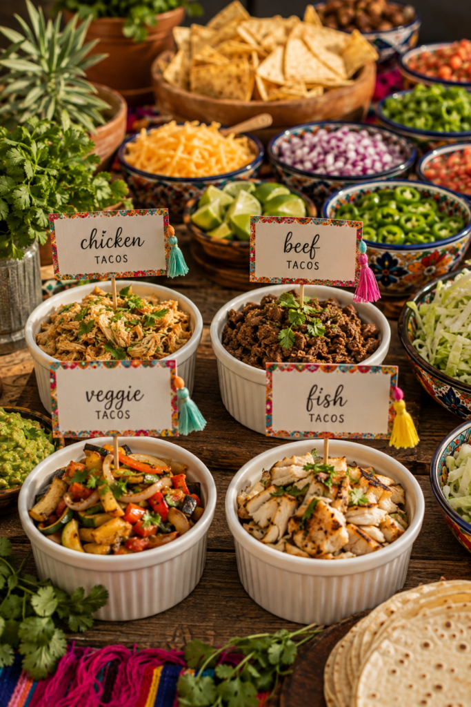 18 Taco Bar Decoration Ideas That Turn a Buffet Table Into the Party 14 image 66