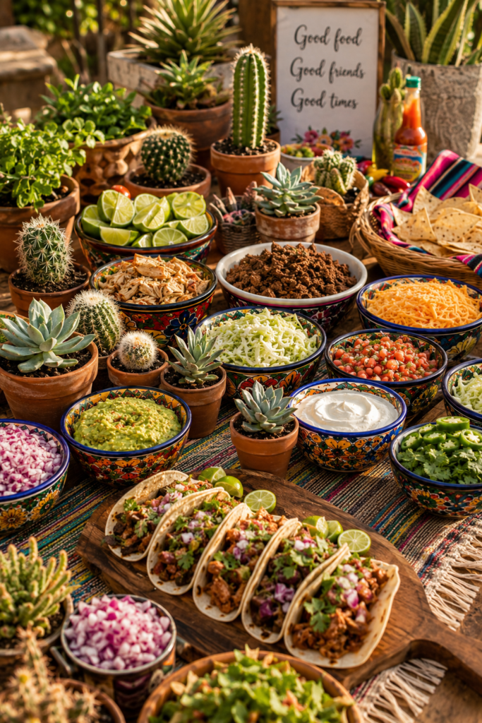 18 Taco Bar Decoration Ideas That Turn a Buffet Table Into the Party 16 image 70