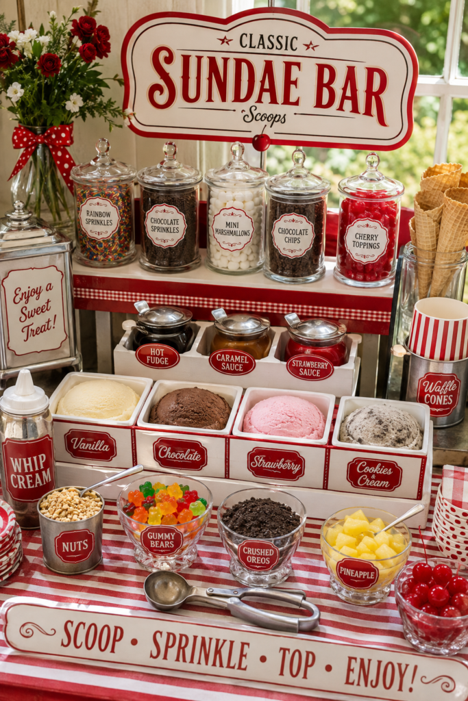 16 Ice Cream Sundae Bar Ideas That Actually Work for a Crowd 2 image 78
