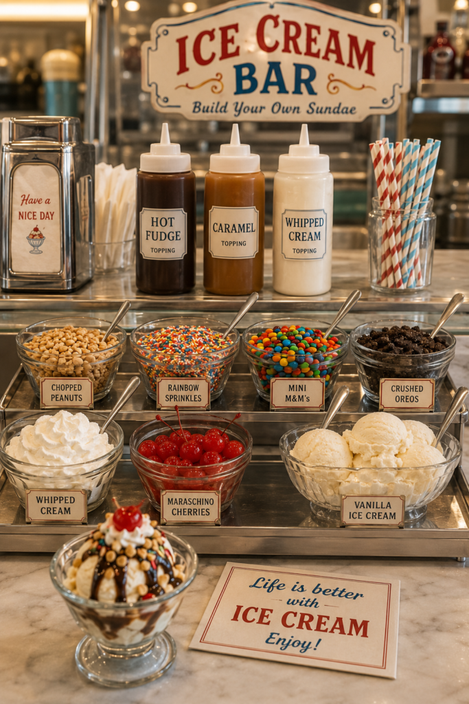 16 Ice Cream Sundae Bar Ideas That Actually Work for a Crowd 6 image 86