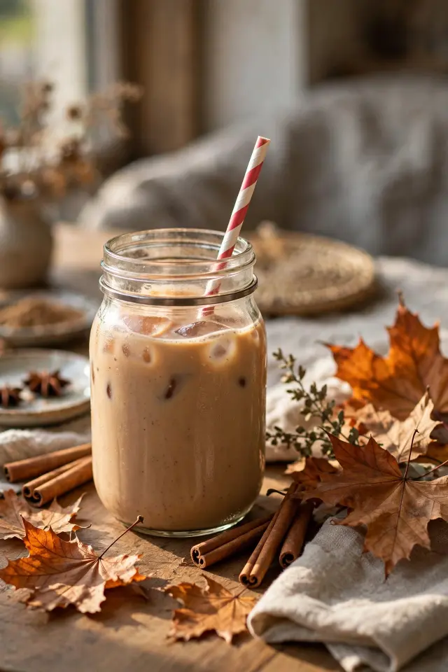 Best Starbucks Pumpkin Drinks You'll Make on Repeat 4 Iced pumpkin chai recipe with warming fall spices