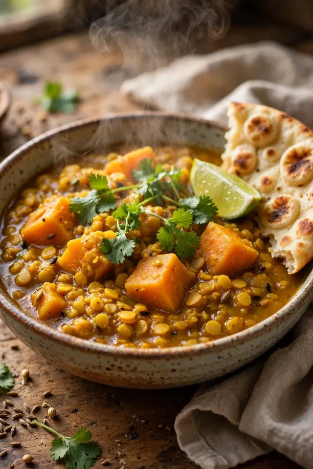 12 Fall Dinner Recipes You'll Make on Repeat All Season Long 13 Spiced lentil and sweet potato curry with coconut milk